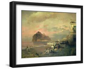 Ischia, 1884-Oswald Achenbach-Framed Giclee Print