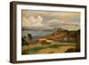 Ischia, Seen from Mount Epomeo, 1828-Jean-Baptiste-Camille Corot-Framed Giclee Print