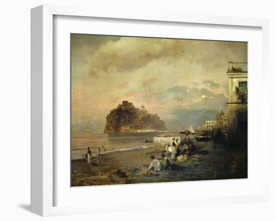 Ischia-Oswald Achenbach-Framed Giclee Print