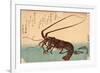 Ise Ebi to Shiba Ebi-Utagawa Hiroshige-Framed Giclee Print