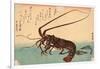 Ise Ebi to Shiba Ebi-Utagawa Hiroshige-Framed Giclee Print