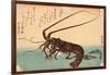 Ise Ebi to Shiba Ebi-Utagawa Hiroshige-Framed Giclee Print