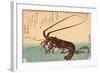 Ise Ebi to Shiba Ebi-Utagawa Hiroshige-Framed Giclee Print