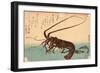 Ise Ebi to Shiba Ebi-Utagawa Hiroshige-Framed Giclee Print