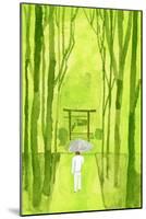 ise shrine; Torii is the entrance to the shrine, 2016-Hiroyuki Izutsu-Mounted Giclee Print