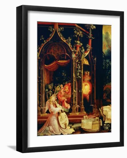 Isenheim Altar, Allegory of the Nativity-Matthias Gruenewald-Framed Giclee Print