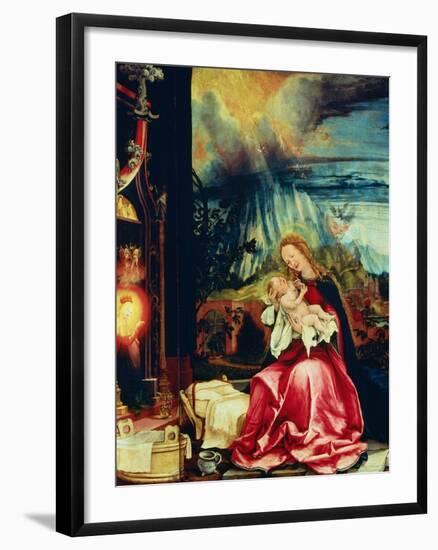 Isenheim Altar, Allegory of the Nativity-Matthias Gruenewald-Framed Giclee Print