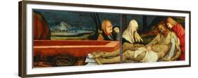 Isenheim Altar, Lamentation over Christ-Matthias Gruenewald-Framed Premium Giclee Print