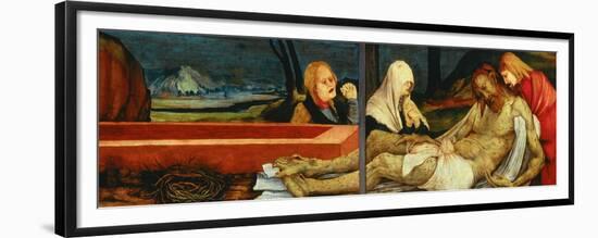 Isenheim Altar, Lamentation over Christ-Matthias Gruenewald-Framed Premium Giclee Print