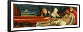 Isenheim Altar, Lamentation over Christ-Matthias Gruenewald-Framed Premium Giclee Print