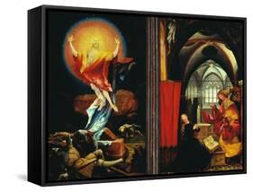 Isenheim Altar, Resurrection and Annunciation-Matthias Gruenewald-Framed Stretched Canvas