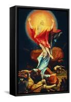 Isenheim Altar, Resurrection-Matthias Gruenewald-Framed Stretched Canvas