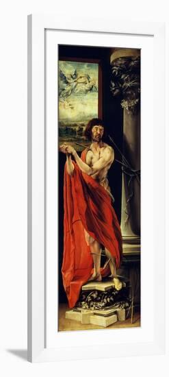 Isenheim Altar, Saint Sebastian-Matthias Gruenewald-Framed Giclee Print