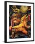 Isenheim Altar: Temptations of Saint Anthony, detail (Monster and Devil)-Matthias Gruenewald-Framed Giclee Print