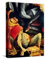 Isenheim Altar, Temptations of Saint Anthony (detail)-Matthias Gruenewald-Stretched Canvas