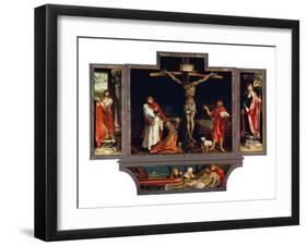 Isenheimer Altar. Erste Schauseite, Totale: die Hll.Antonius Und Sebastian-Matthias Grünewald-Framed Giclee Print