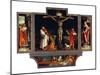Isenheimer Altar. Erste Schauseite, Totale: die Hll.Antonius Und Sebastian-Matthias Grünewald-Mounted Giclee Print