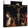 Isenheimer Altar. First Right Side, Centre Panel: Crucifixion-Matthias Grünewald-Stretched Canvas