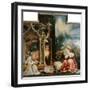 Isenheimer Altar. Inner Center Panel: Angel Concert and Nativitiy-Matthias Grünewald-Framed Giclee Print