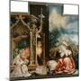 Isenheimer Altar. Inner Center Panel: Angel Concert and Nativitiy-Matthias Grünewald-Mounted Giclee Print