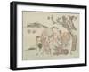 Ishibe, 1799-1802-Katsushika Hokusai-Framed Giclee Print