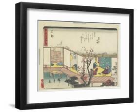 Ishibe, 1837-1844-Utagawa Hiroshige-Framed Giclee Print