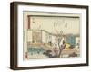 Ishibe, 1837-1844-Utagawa Hiroshige-Framed Giclee Print