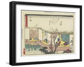 Ishibe, 1837-1844-Utagawa Hiroshige-Framed Giclee Print