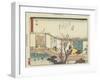 Ishibe, 1837-1844-Utagawa Hiroshige-Framed Giclee Print