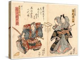 Ishikawa Goemon Ichidai Banashi Sawamura Gennosuke Ichikawa Danjuro-Utagawa Toyokuni-Stretched Canvas