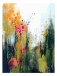 Lilies On The Lake-Ishita Banerjee-Framed Stretched Canvas