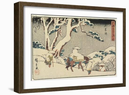 Ishiyakushi, 1841-1842-Utagawa Hiroshige-Framed Giclee Print