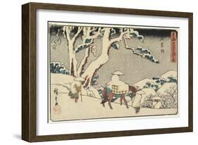 Ishiyakushi, 1841-1842-Utagawa Hiroshige-Framed Giclee Print