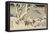 Ishiyakushi, 1841-1842-Utagawa Hiroshige-Framed Stretched Canvas