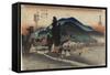 Ishiyakushi Temple, Ishiyakushi, C. 1833-Utagawa Hiroshige-Framed Stretched Canvas