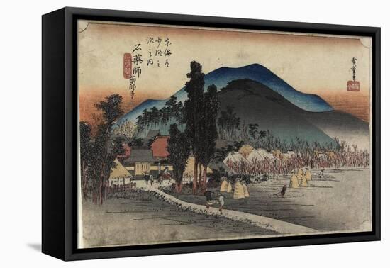 Ishiyakushi Temple, Ishiyakushi, C. 1833-Utagawa Hiroshige-Framed Stretched Canvas