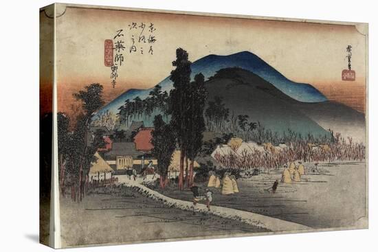 Ishiyakushi Temple, Ishiyakushi, C. 1833-Utagawa Hiroshige-Stretched Canvas