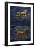 Ishtar Gate. The Eight Gate of the Inner Wall of Babylon. Built in 575 BC by Order to…-null-Framed Giclee Print