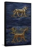 Ishtar Gate. The Eight Gate of the Inner Wall of Babylon. Built in 575 BC by Order to…-null-Framed Stretched Canvas