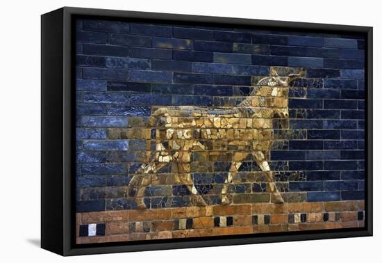 Ishtar Gate. The Eight Gate of the Inner Wall of Babylon. Built in 575 BC by Order to…-null-Framed Stretched Canvas