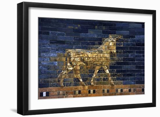 Ishtar Gate. The Eight Gate of the Inner Wall of Babylon. Built in 575 BC by Order to…-null-Framed Giclee Print