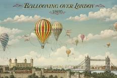 Ballooning Over London-Isiah and Benjamin Lane-Mounted Giclee Print