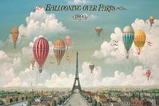 Ballooning Over Paris-Isiah and Benjamin Lane-Mounted Giclee Print