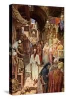 Isiah witnesses the decline of Jerusalem - Bible-William Brassey Hole-Stretched Canvas