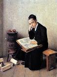 Study of the Talmud-Isidor Kaufmann-Laminated Art Print