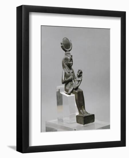 Isis allaitant Harpocrate (Horus enfant)-null-Framed Premium Giclee Print