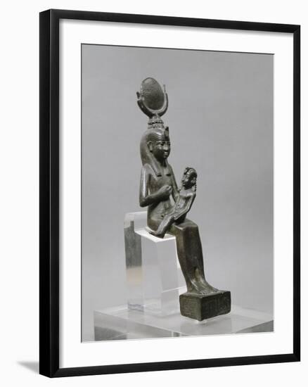 Isis allaitant Harpocrate (Horus enfant)-null-Framed Giclee Print