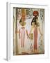 Isis and Nefertari, from the Tomb of Nefertari, New Kingdom (Mural)-null-Framed Giclee Print