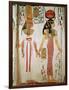 Isis and Nefertari, from the Tomb of Nefertari, New Kingdom (Mural)-null-Framed Premium Giclee Print