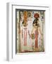 Isis and Nefertari, from the Tomb of Nefertari, New Kingdom (Mural)-null-Framed Premium Giclee Print